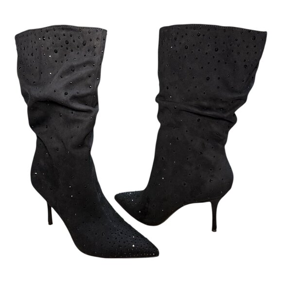 Thalia Sodi Womens Raquell Slouch Pointed Black Mc Size 8M - F41 - Picture 2 of 6